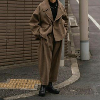 HED MAYNERCROPPED PEA COAT　CEDAR BROWN(ピーコート)