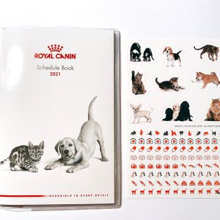 ロイヤルカナン(ROYAL CANIN)の【新品 未使用】2021年 スケジュール帳 犬猫 ロイヤルカナン 手帳(カレンダー/スケジュール)