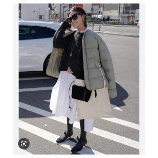 JIL SANDER＋／ジルサンダープラス／19FW／ノーカラーダウンジャケット(ダウンジャケット)