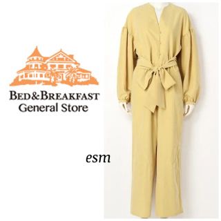 ベッドアンドブレックファスト(BED&BREAKFAST)の【BED&BREAKFAST】POWDERY POPLIN Jumpsuit　 (ロングワンピース/マキシワンピース)