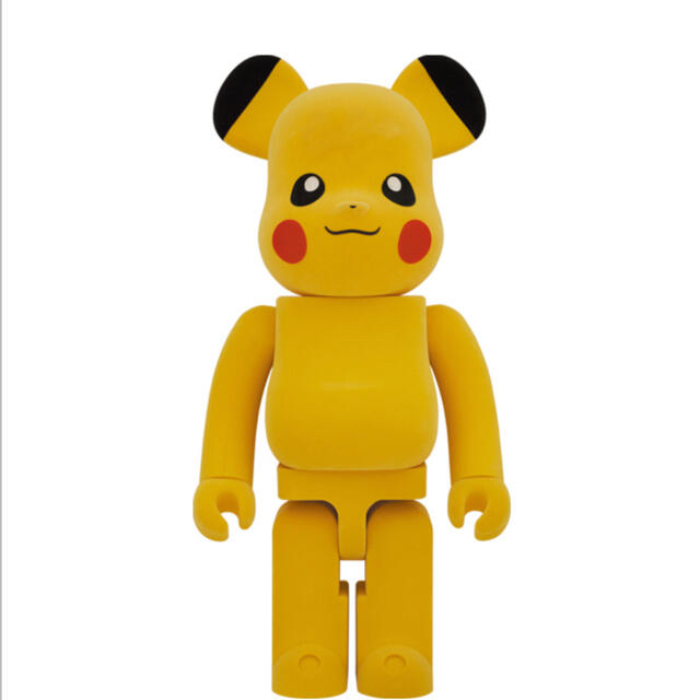 MEDICOM TOY(メディコムトイ)のベアブリック  BE@RBRICK ピカチュウ フロッキーVer. 1000% エンタメ/ホビーのおもちゃ/ぬいぐるみ(キャラクターグッズ)の商品写真