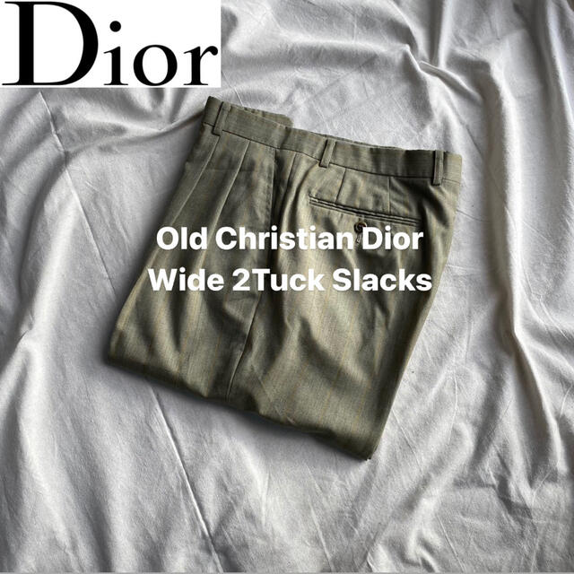 Old Christian Dior ディオール 2タック スラックス 菅田将暉 【驚きの