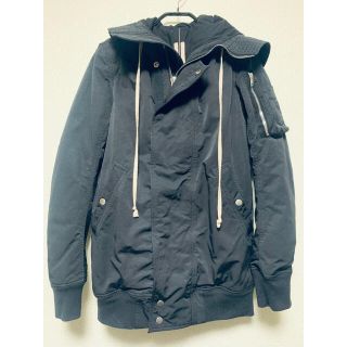 DRKSHDW HOODED BOMBER SHORT S