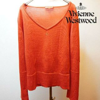 ヴィヴィアンウエストウッド(Vivienne Westwood)のVivienne Westwood 長袖 ニット セーター レッド トップス(ニット/セーター)