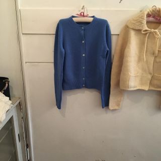 プラダ(PRADA)の最終価格💙PRADA wool cashmere cardigan.(カーディガン)