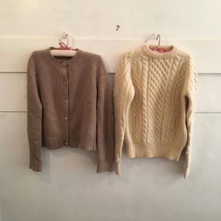 プラダ(PRADA)の最終🤎PRADA wool cashmere knit cardigan.(カーディガン)