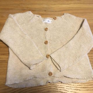 ザラキッズ(ZARA KIDS)のzara baby ケーブルニットカーディガン(カーディガン/ボレロ)