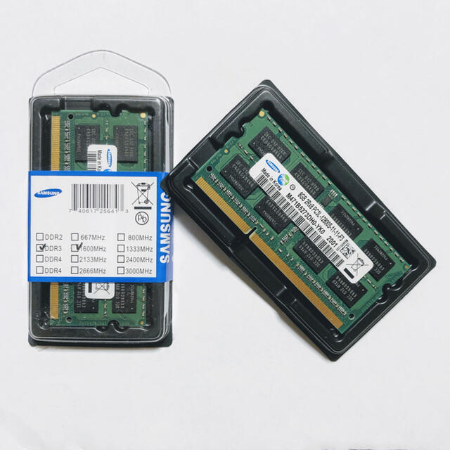 新品x2枚8gb DDR3 ノートパソコン用メモリ16GBセット