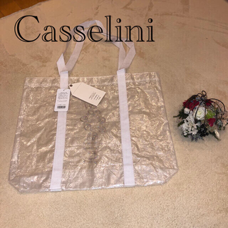 キャセリーニ(Casselini)の新品　未使用！　Casselini  ビニールトートバッグ　半透明(エコバッグ)