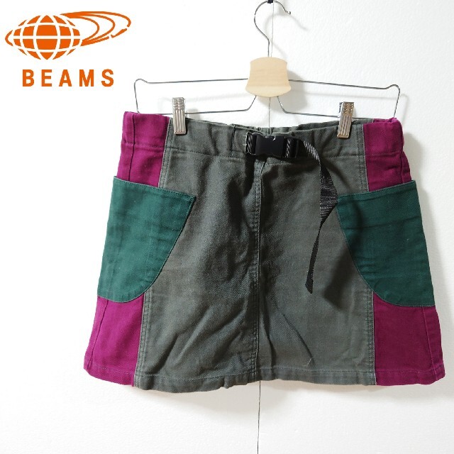 BEAMS(ビームス)のBEAMS ビームス マルチカラー ミニスカート レディースのスカート(ミニスカート)の商品写真