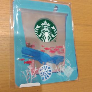 スターバックスコーヒー(Starbucks Coffee)のスタバ　ジッパーバック　オーシャン　アイコンズ(収納/キッチン雑貨)