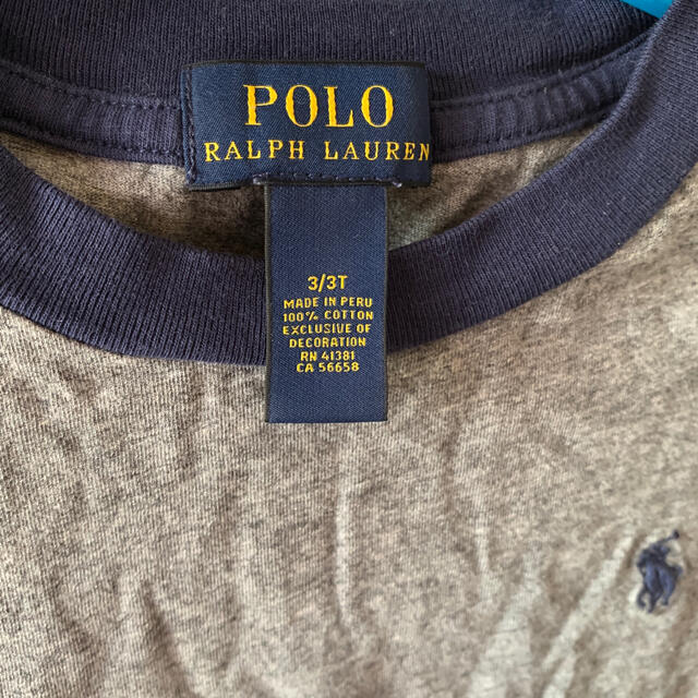 POLO RALPH LAUREN(ポロラルフローレン)のポロ　3T ロンT キッズ/ベビー/マタニティのキッズ服男の子用(90cm~)(Tシャツ/カットソー)の商品写真