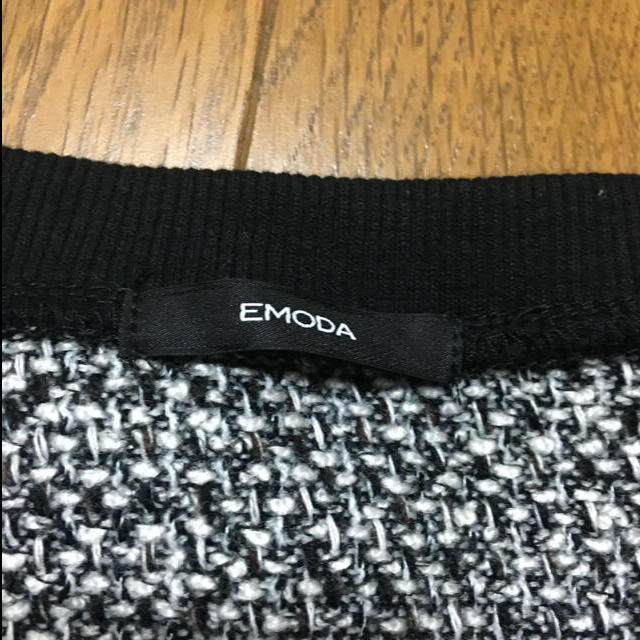 EMODA(エモダ)の【新品】EMODA 半袖ニット レディースのトップス(Tシャツ(半袖/袖なし))の商品写真