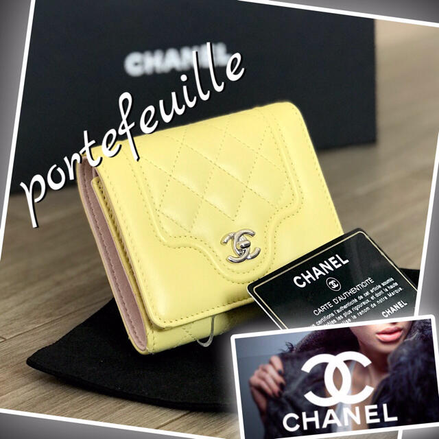 【未使用並】CHANEL 財布/折り財布　マトラッセ財布