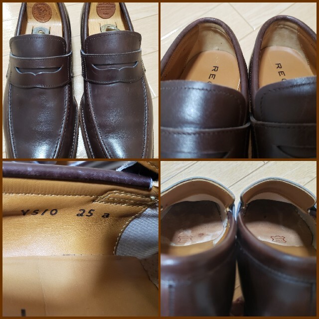 REGAL(リーガル)の良品/REGALリーガル/日本製/25EE/コインローファーペニーローファー メンズの靴/シューズ(ドレス/ビジネス)の商品写真