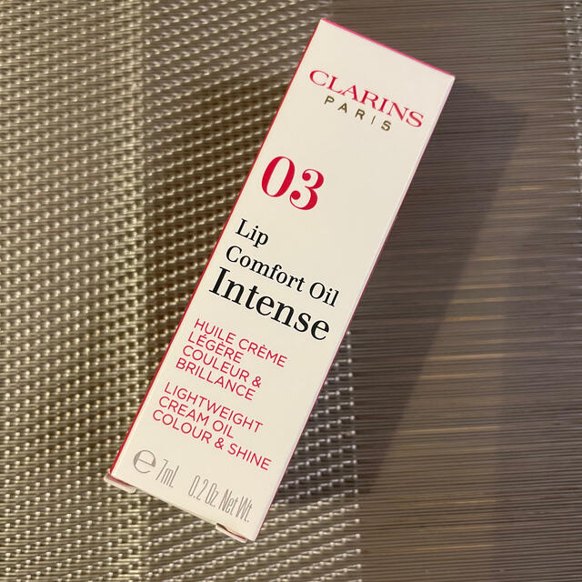 CLARINS(クラランス)の新品未使用★クラランス　リップオイル　インテンス　03 インテンス ラズベリー コスメ/美容のベースメイク/化粧品(リップグロス)の商品写真