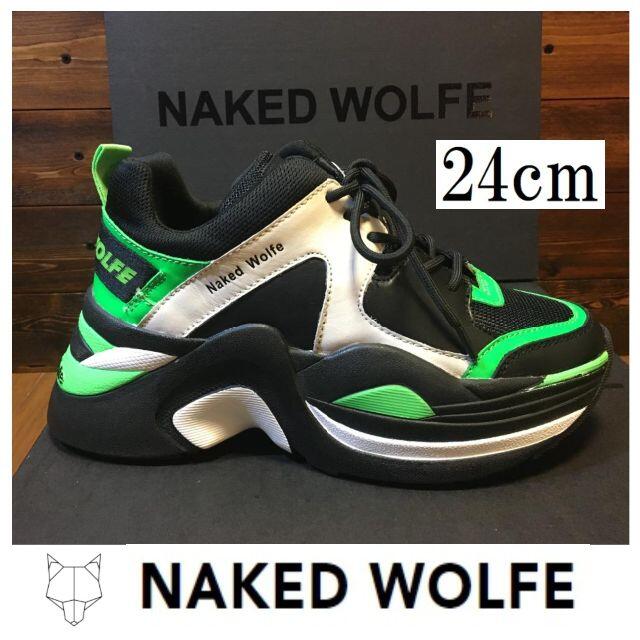 新品未使用！NAKED WOLFE【ネイキッドウルフ】 トラックスニーカー レディースの靴/シューズ(スニーカー)の商品写真