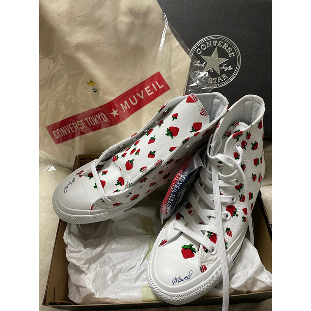 CONVERSE TOKYO×MUVEILイチゴ柄 ALL STAR 100HI