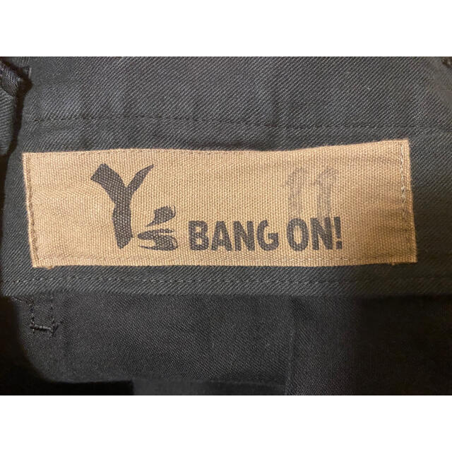 Yohji Yamamoto(ヨウジヤマモト)のY’s BANG ON！NO.11 フレアタックパンツ コットンツイル メンズのパンツ(その他)の商品写真