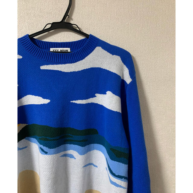 ALLEGE(アレッジ)のTTT_MSW  tttmsw beach knit blue M メンズのトップス(ニット/セーター)の商品写真