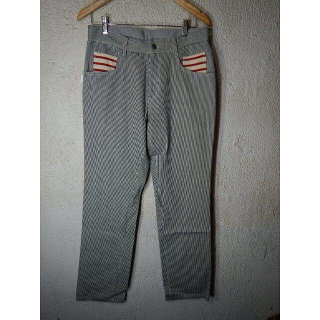 CASTELBAJAC - 7505　カステルバジャック　ヒッコリー　ストライプ　デザイン　パンツ