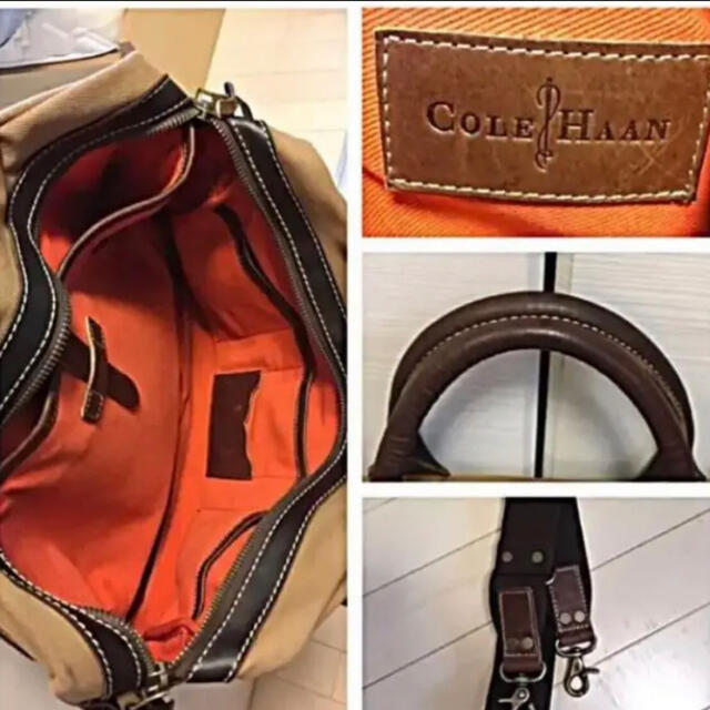 Cole Haan(コールハーン)の帆布と本革のコンビ メンズのバッグ(ビジネスバッグ)の商品写真