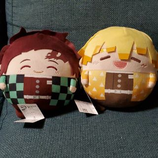 【特別価格】鬼滅の刃　ふわころりんMサイズ　　　　ぬいぐるみ　２種セット(キャラクターグッズ)