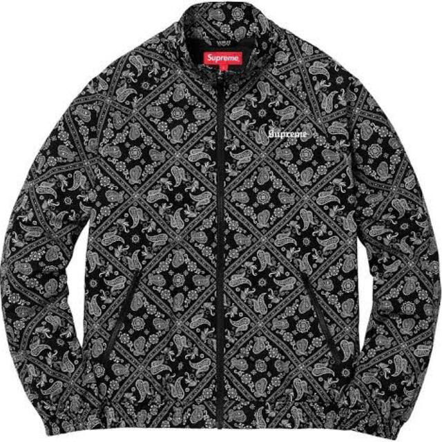 Supreme 18ss Bandana Track Jacket 黒 XLjacket