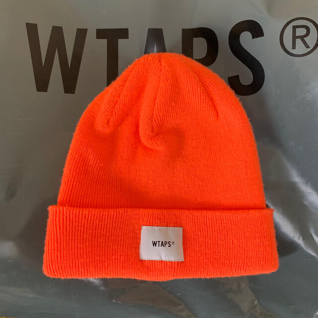 W)taps(ダブルタップス)のWTAPS 19SS BEANIE 03 ビーニー ニットキャップ オレンジ メンズの帽子(ニット帽/ビーニー)の商品写真