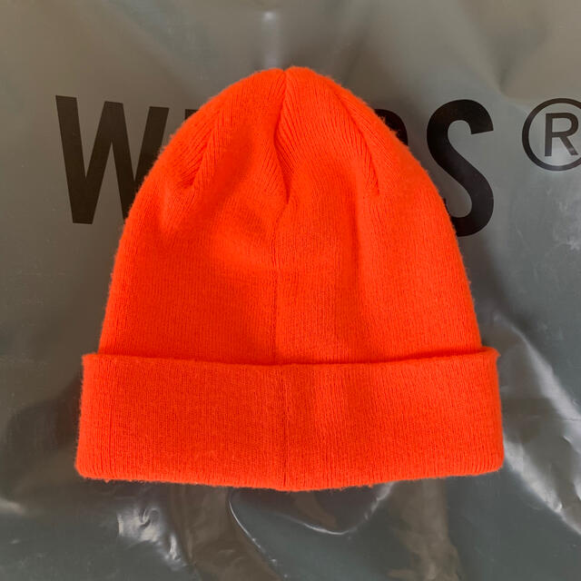 W)taps(ダブルタップス)のWTAPS 19SS BEANIE 03 ビーニー ニットキャップ オレンジ メンズの帽子(ニット帽/ビーニー)の商品写真