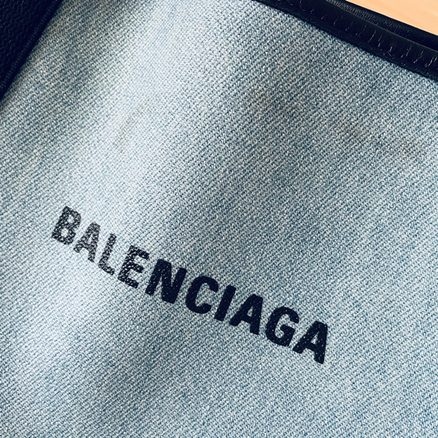 BALENCIAGA NAVY CABAS S ネイビー カバ デニム