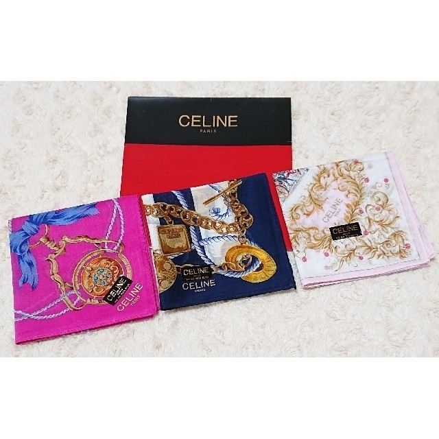 celine(セリーヌ)の売約済《未使用》CELINE 15枚セット レディースのファッション小物(ハンカチ)の商品写真