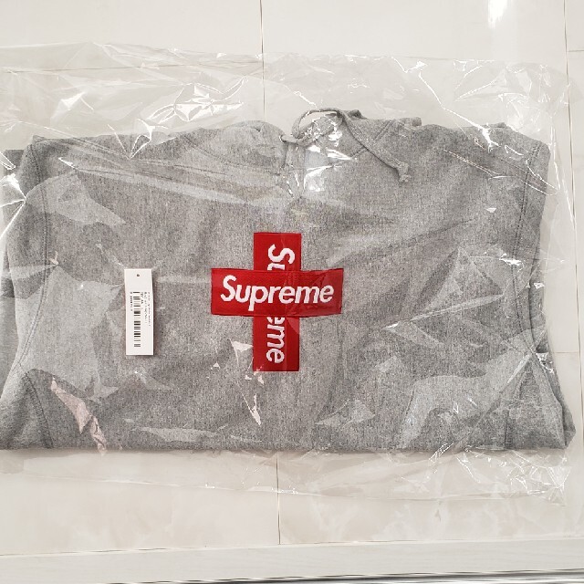 Supreme(シュプリーム)のCross Box Logo Hooded Sweatshirt  L メンズのトップス(パーカー)の商品写真