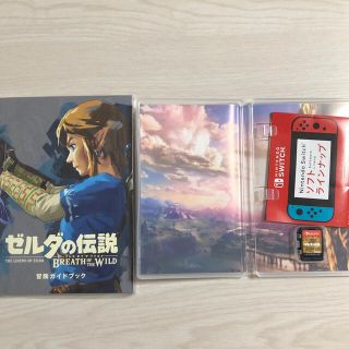 ニンテンドースイッチ(Nintendo Switch)のmomoさん専用【冒険ガイドブック付】ゼルダの伝説 ブレスオブザワイルド(家庭用ゲームソフト)