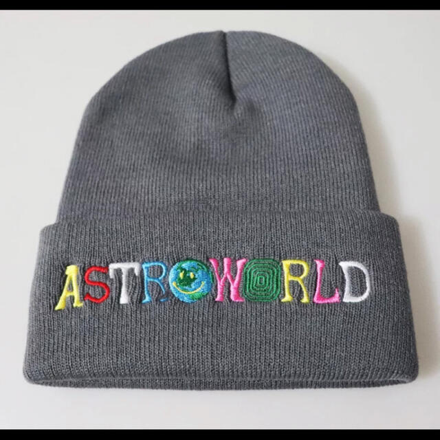 Travis Scott/トラヴィススコット  ニット帽 ASTROWORLD メンズの帽子(ニット帽/ビーニー)の商品写真