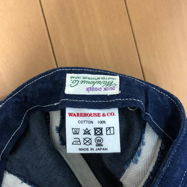 WAREHOUSE(ウエアハウス)のWAREHOUSE デニムキャップ メンズの帽子(キャップ)の商品写真