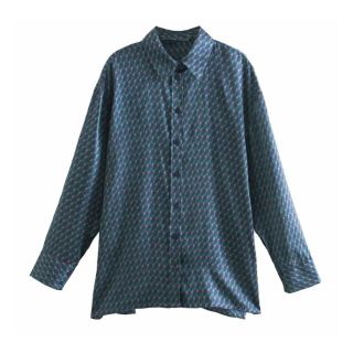 ザラ(ZARA)の❄️冬新作☃️3082◆レトロ vintage 柄 シャツ ブラウス(シャツ/ブラウス(長袖/七分))
