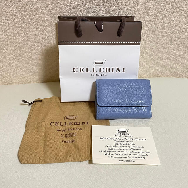 CELLERINI チェレリーニ レディース 三つ折り財布 ミニウォレット