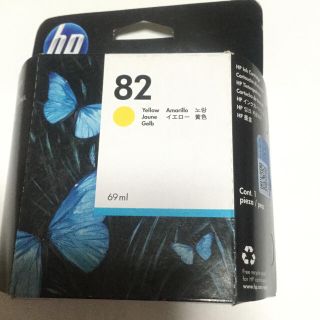 ヒューレットパッカード(HP)のHP 82 純正 インクカートリッジ  イエロー(OA機器)