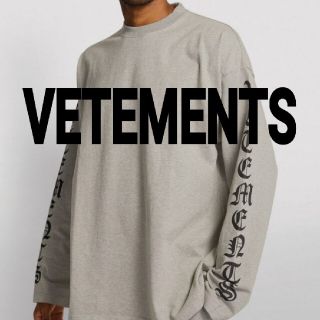 VETEMENTS Gothic Font Long Sleeveヴェトモン登坂の通販 by T's ...