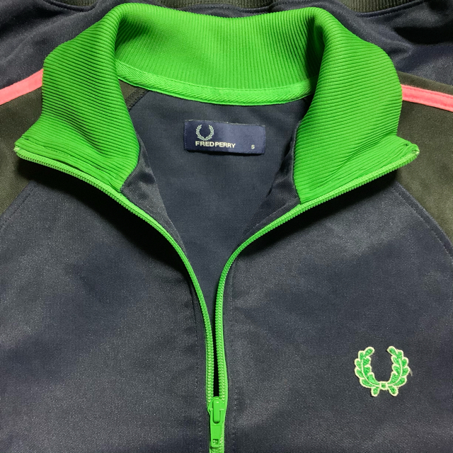 ポルトガル製 Fred Perry トラックトップ ジャージ マルチカラー レア