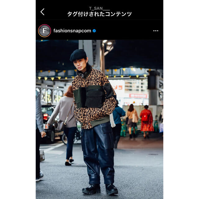 sacai(サカイ)のsacai サカイ　19aw  レオパードジャケット メンズのジャケット/アウター(ブルゾン)の商品写真