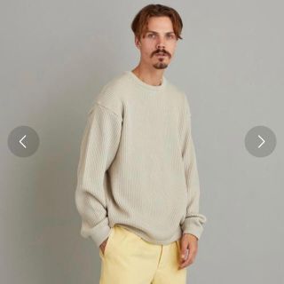 スティーブンアラン(steven alan)のSteven Alan aze crew neck knit size L新品(ニット/セーター)