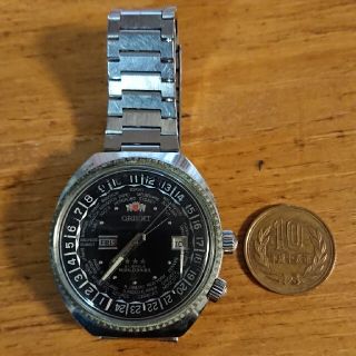 ストレッチドビー オリエントワールドダイバー - 腕時計(アナログ)