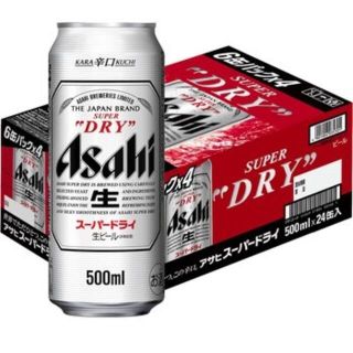 今月購入　アサヒ　スーパードライ 500ｍｌ缶 1ケース(ビール)