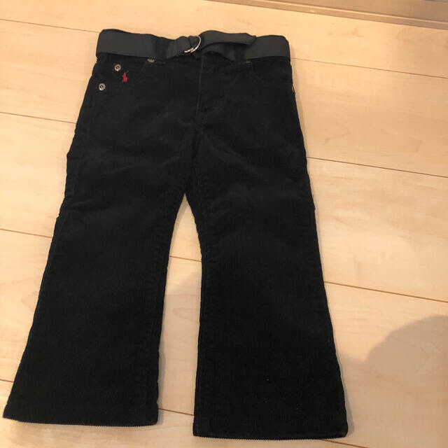 Ralph Lauren(ラルフローレン)の【美品】ラルフローレン　黒　パンツ キッズ/ベビー/マタニティのキッズ服男の子用(90cm~)(パンツ/スパッツ)の商品写真