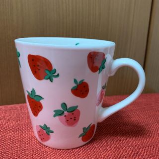 キャスキッドソン(Cath Kidston)の新品未使用　キャスキッドソン　マグカップ　ピンク　イチゴ柄(グラス/カップ)