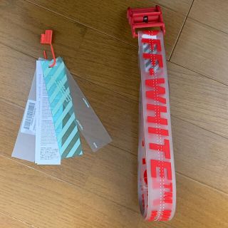 オフホワイト(OFF-WHITE)のoff-white INDASTRIAL BELT クリアベルト(ベルト)