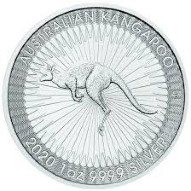 2020 オーストラリア　カンガルー銀貨1オンス クリアーケース付き新品未使用