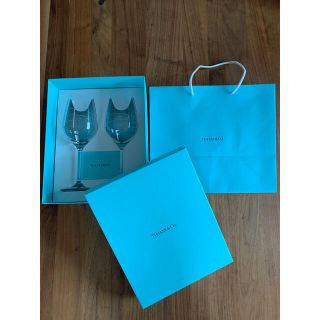 ティファニー(Tiffany & Co.)のティファニー　ワイングラスセット　新品(グラス/カップ)